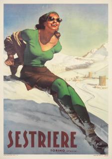 Gino Boccasile - Sestrieres, Torino