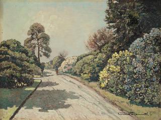 Gino Romiti - Strada fiorita