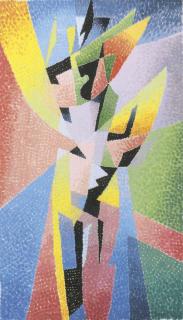 Gino Severini - Arlequin tournant (Mouvement - son - lumière)