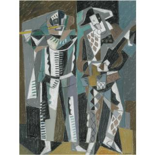 Gino Severini - Deux Musiciens