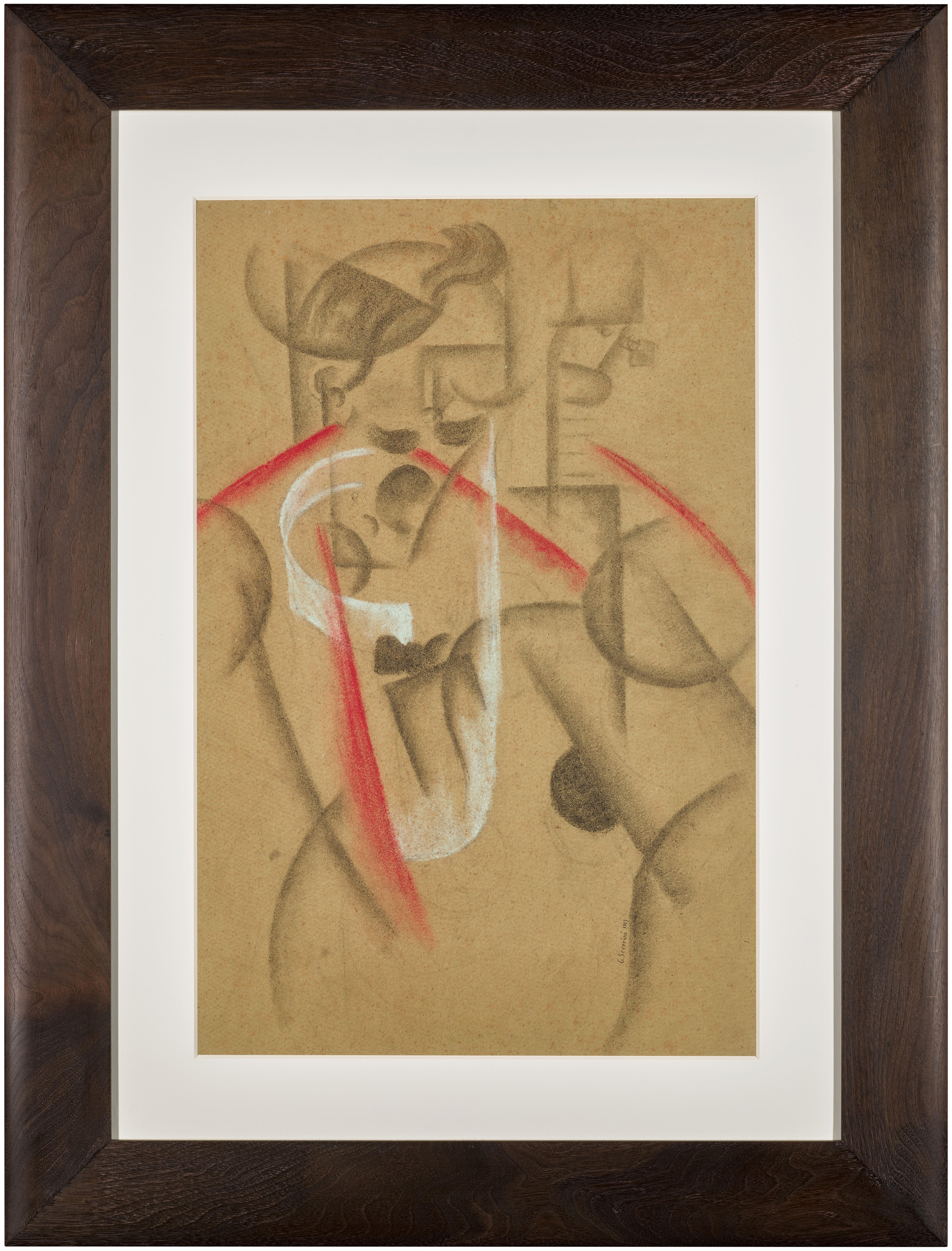 Gino Severini - Joueur de guitare dans un cabaret parisien