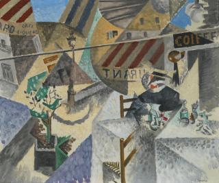 Gino Severini - La Terrasse D\'Un Café De Montmartre