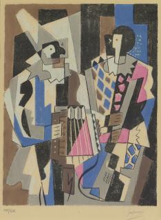 Gino Severini - Les Arlequins (Meloni 24)