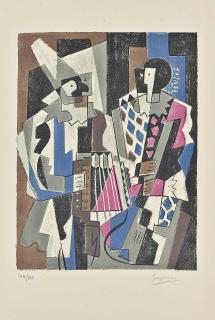 Gino Severini - Les Arlequins