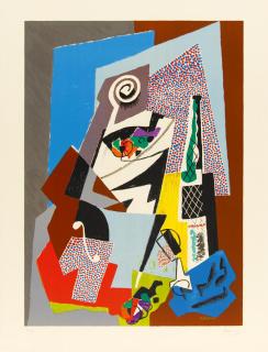 Gino Severini - Natura morta a violino.