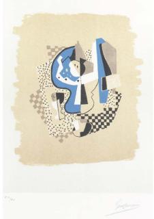 Gino Severini - Natura morta con fruttiera (Meloni 45)