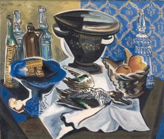 Gino Severini - Natura morta con germano