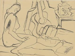 Gino Severini - Nudo Con Chitarra