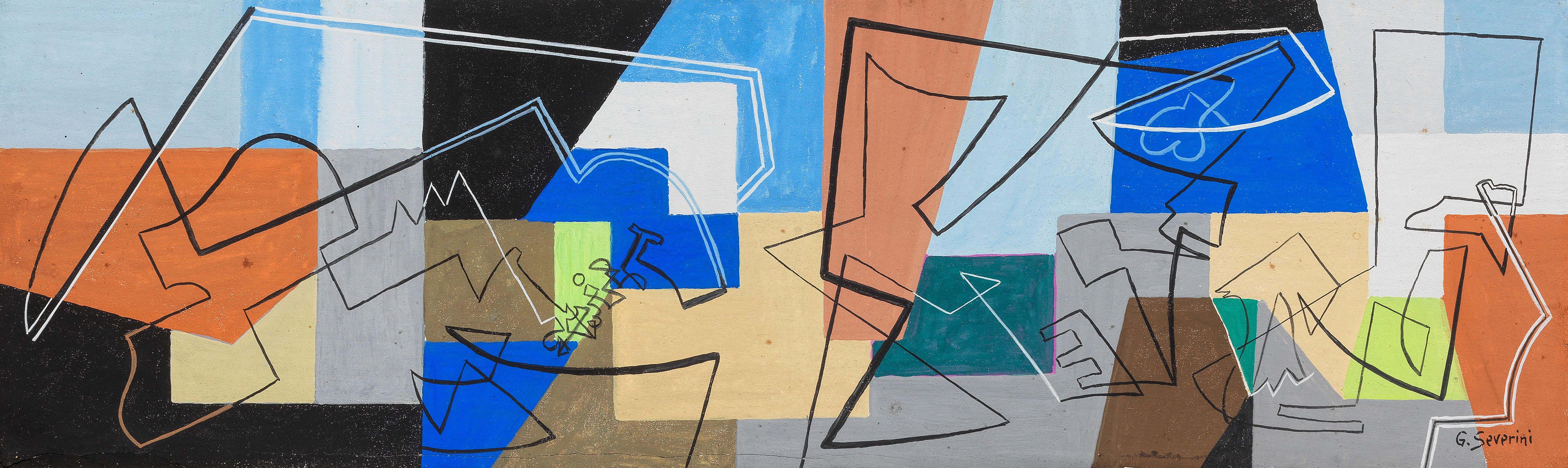 Gino Severini - Objets et pigeons