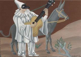 Gino Severini - Pierrot Napolitain