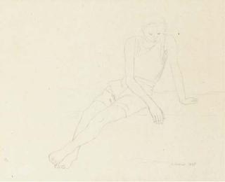 Gino Severini - Ragazzo seduto