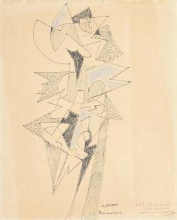 Gino Severini - Tour sur pointes, 1958