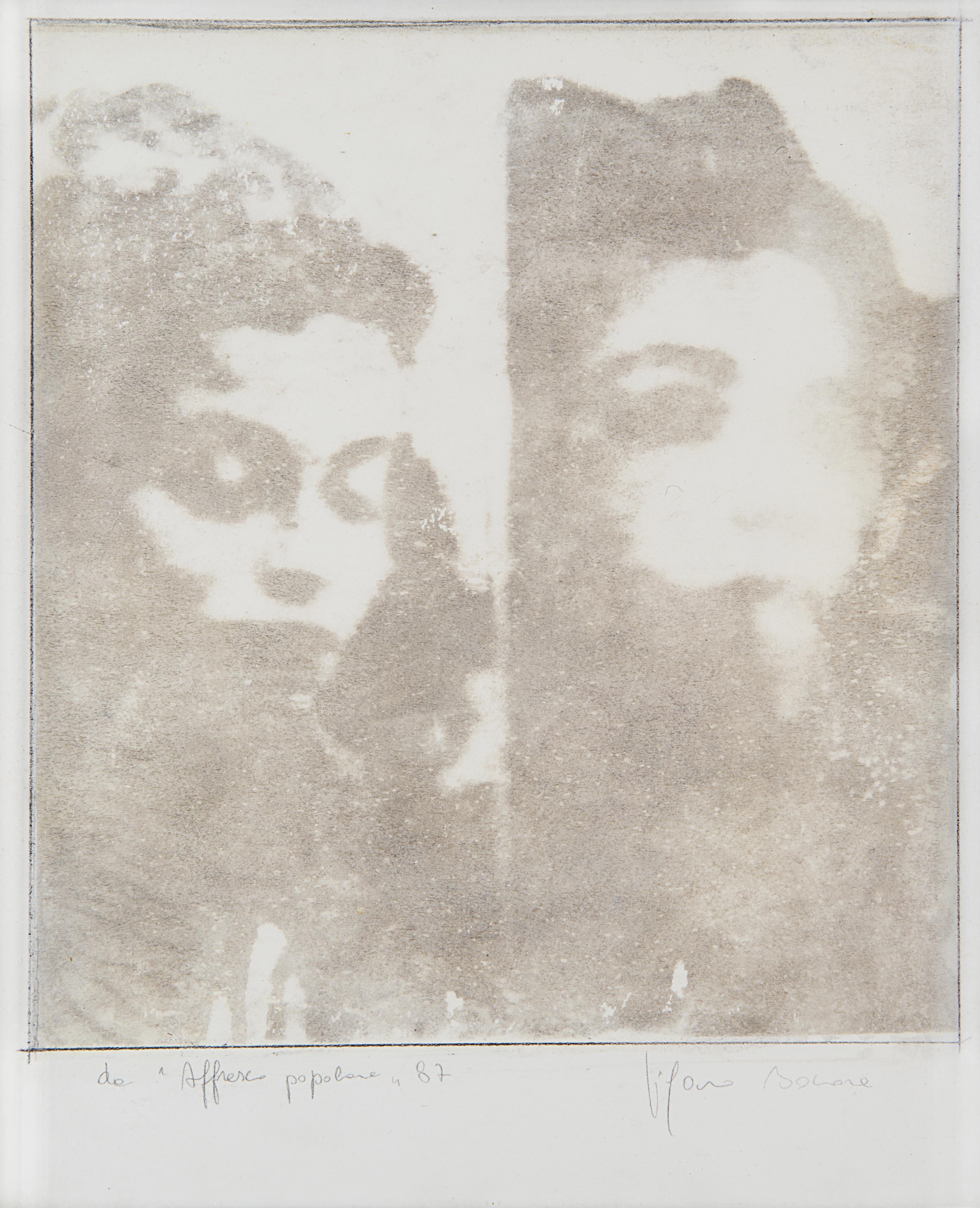 Giordano Bonora - Affresco popolare 1987