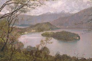 Giorgio Belloni - An Italian Village on a Lake