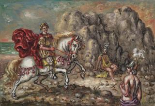 Giorgio De Chirico - Achille sulle rive del mare Egeo