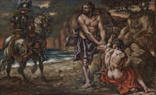 Giorgio De Chirico - Achille sulle sponde dell\'Egeo