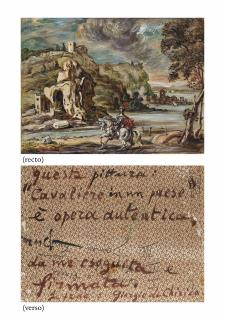 Giorgio De Chirico - Cavaliere in un paese