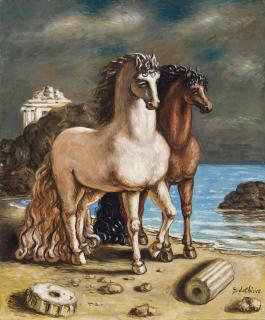 Giorgio De Chirico - Cavalli antichi