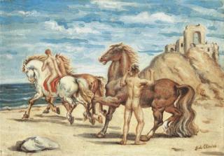 Giorgio de Chirico - Cavalli e cavalieri
