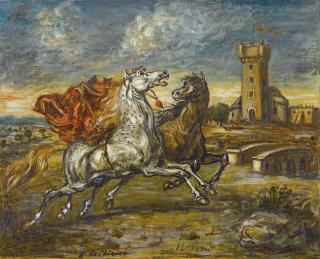 Giorgio De Chirico - Cavalli In Corsa (Horses Racing)