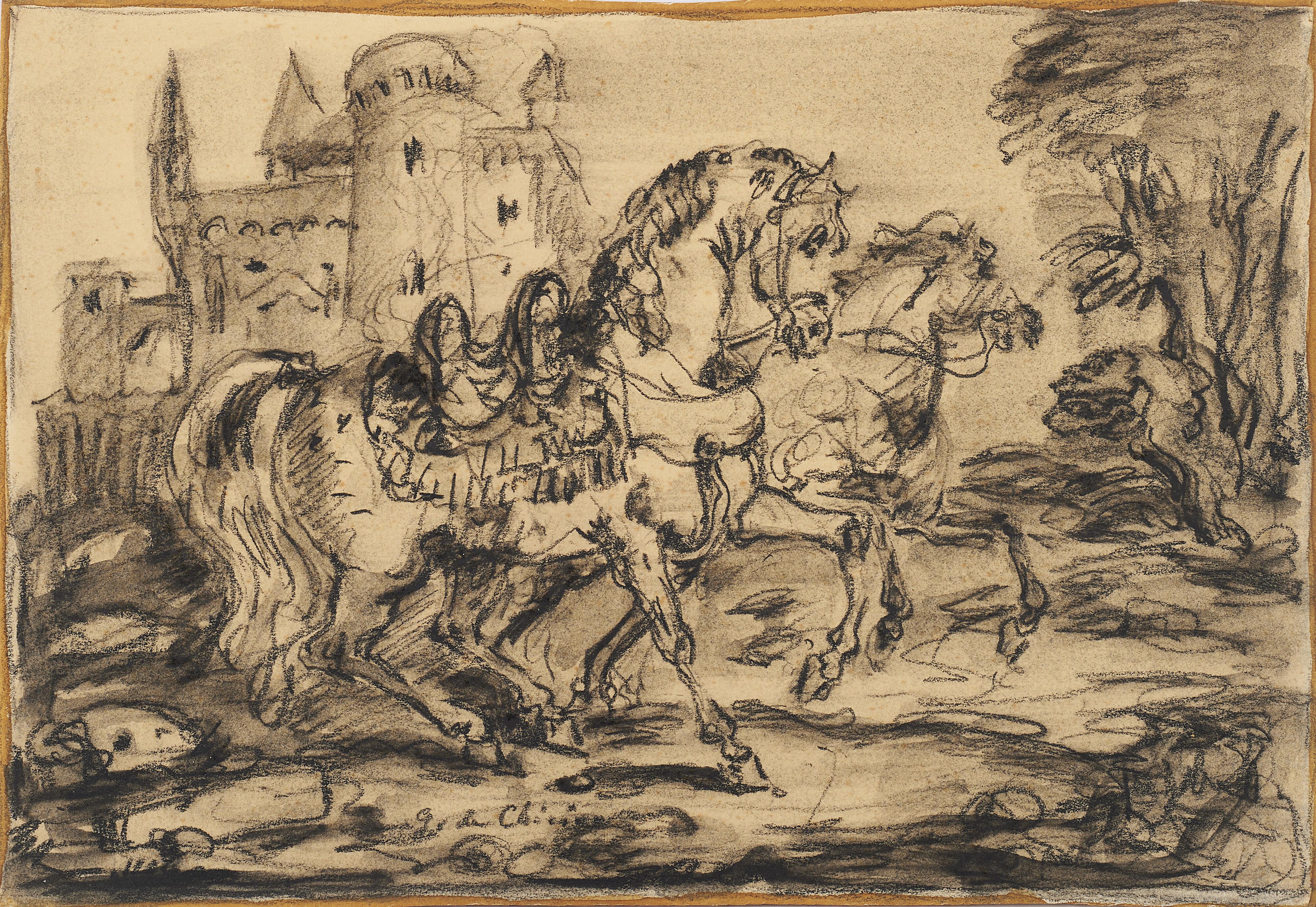 Giorgio de Chirico - Cavalli