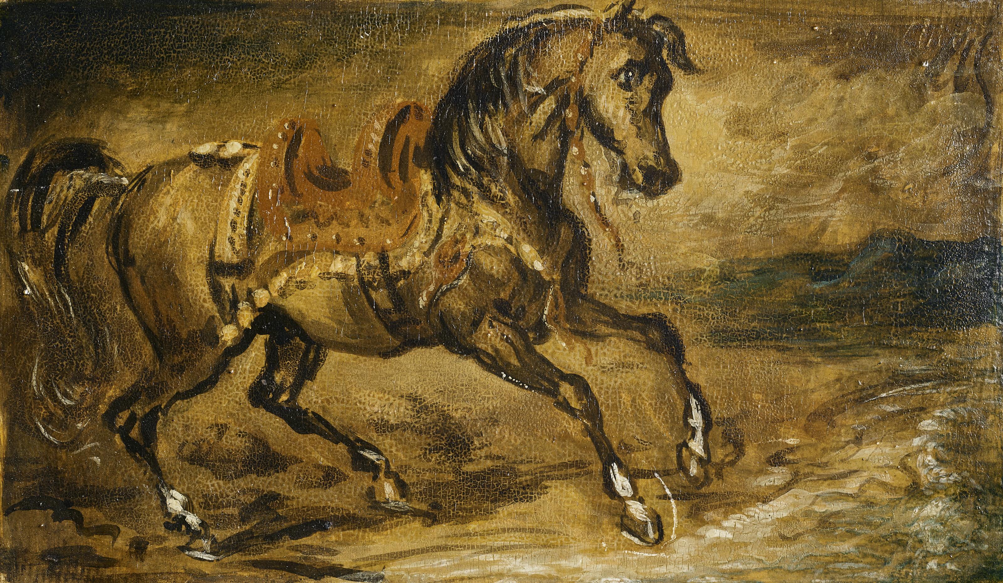 Giorgio de Chirico - Cavallo bruno