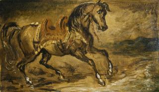 Giorgio de Chirico - Cavallo bruno