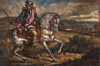 Giorgio De Chirico - Cavallo e cavaliere