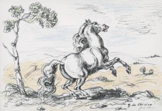 Giorgio De Chirico - Cavallo in Libertà (Ciranna 130)