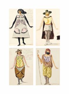 Giorgio De Chirico - Costumi per Anfione