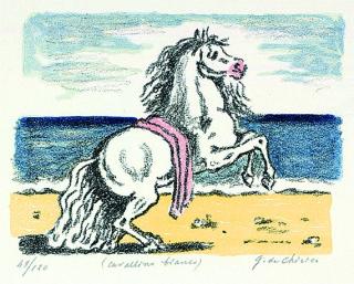 Giorgio de Chirico - Das weiße Pferd