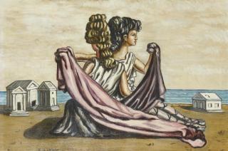 Giorgio De Chirico - Due donne presso il mare