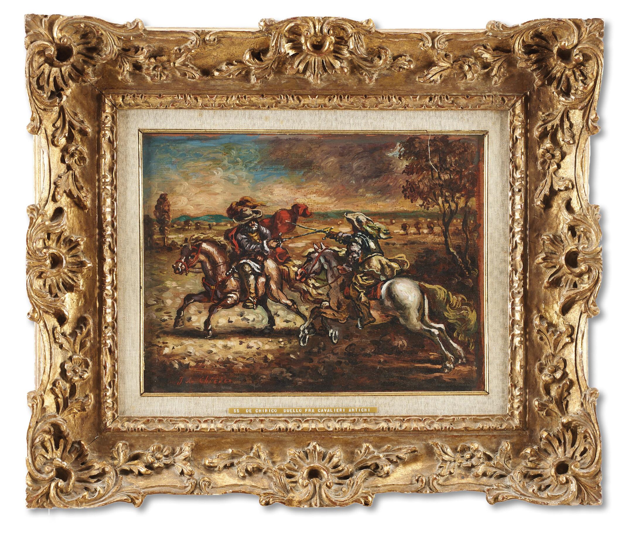 Giorgio de Chirico - Duello fra cavalieri