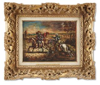 Giorgio de Chirico - Duello fra cavalieri