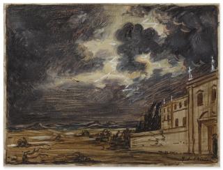 Giorgio De Chirico - Fondale Per Il Balletto \