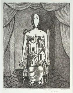 Giorgio de Chirico - Il pensatore (B. 51)