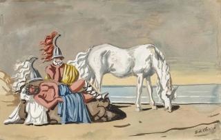 Giorgio de Chirico - Il riposo del guerriero