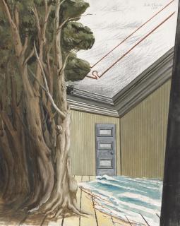 Giorgio de Chirico - Intérieur forestier (Ovvero, équinoxe)