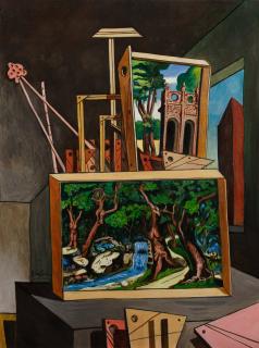 Giorgio de Chirico - Interno metafisico