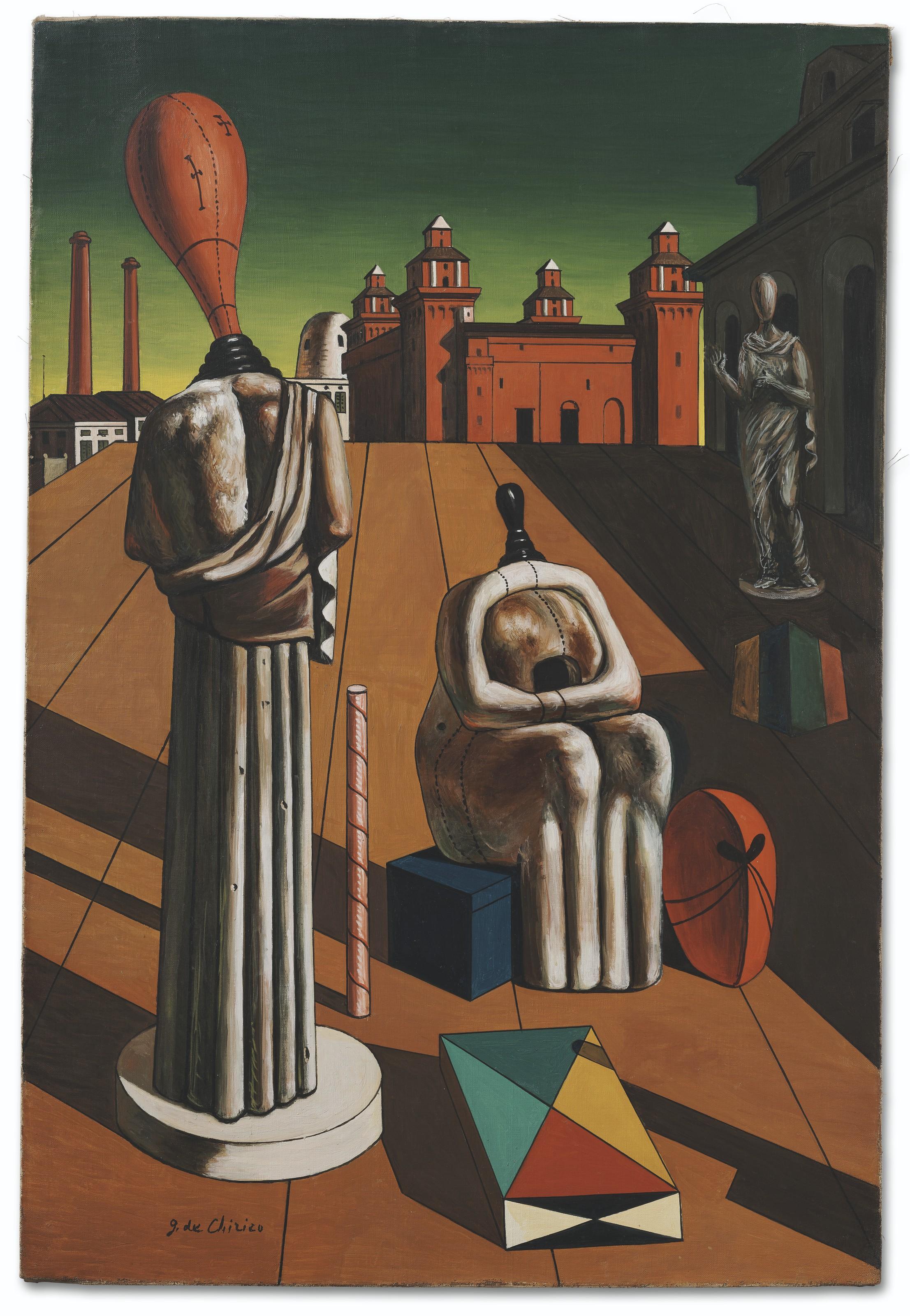 Giorgio De Chirico - Le Muse Inquietanti (The Disquieting Muses)