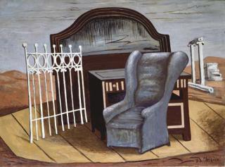 Giorgio de Chirico - Mobili nella valle