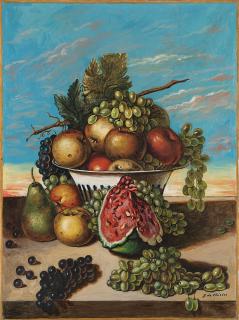 Giorgio De Chirico - Natura morta di frutta