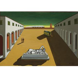 Giorgio de Chirico - Piazza D\'Italia Con Arianna