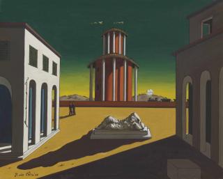 Giorgio de Chirico - Piazza d\'Italia con Arianna