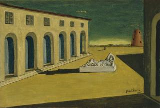 Giorgio De Chirico - Piazza d\'Italia con Arianna