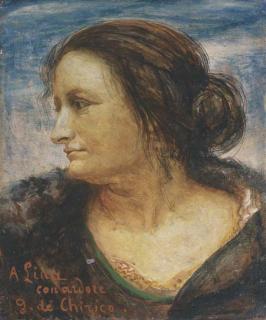 Giorgio De Chirico - Ritratto di donna