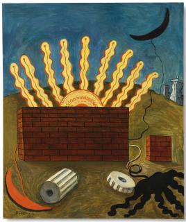 Giorgio De Chirico - Sole Sorgente E Sole Spento