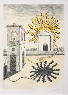 Giorgio de Chirico - Sole sul tempio