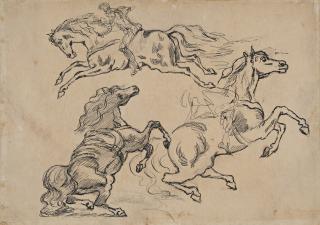 Giorgio de Chirico - Studio di cavalli