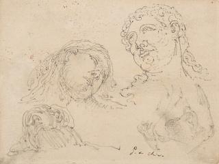 Giorgio De Chirico - Teste mitologiche, teste di dee